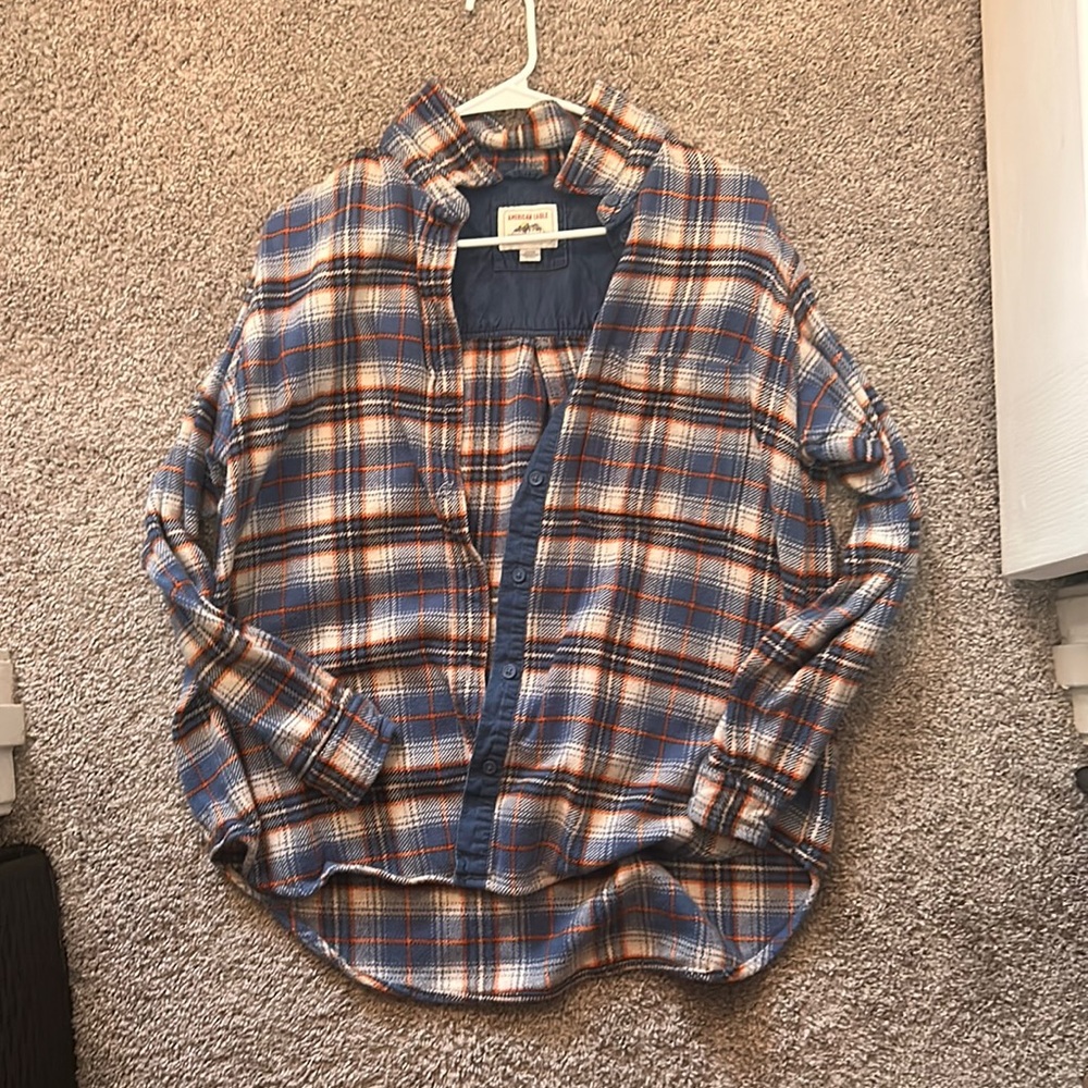 AE plaid Flannel Button Up
